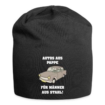 Autos aus Pappe für Männer aus Stahl - Jersey-Beanie - Schwarz - Vorne