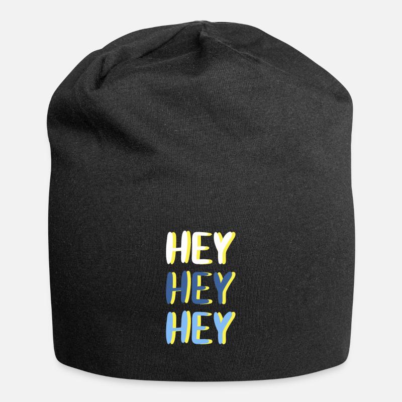 Hé hé hé hé - Bonnet en jersey - noir