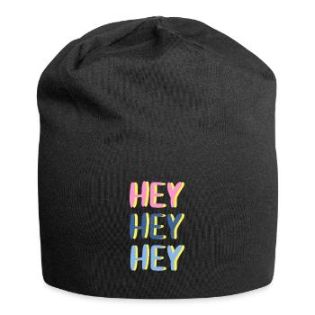 Hé hé hé hé - Bonnet en jersey - noir - Devant