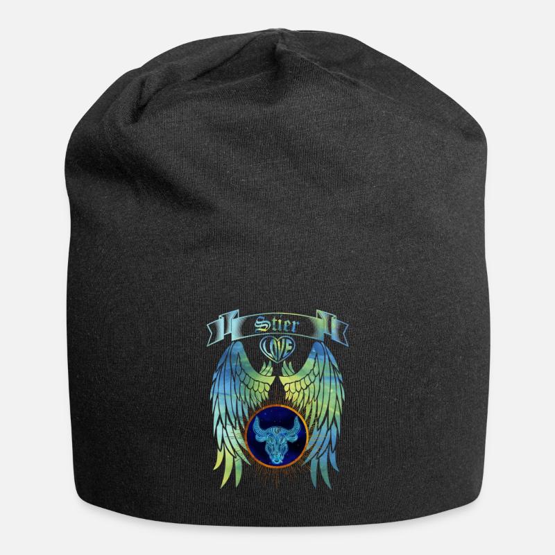 star sign Taurus - Jersey Beanie - black