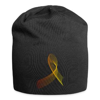 Cool, abstract and futuristic pattern - Jersey Beanie - black - Front
