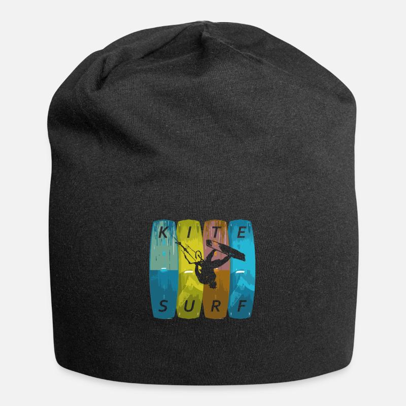 Kite Surf - Kitesurf - Bonnet en jersey - noir