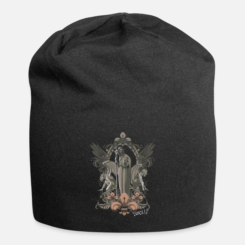 Anges mystiques et démons / petit10 - Bonnet en jersey - noir