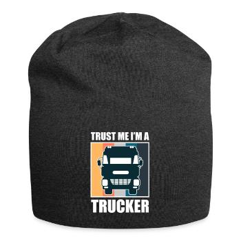 Faites-moi confiance, je suis un camionneur - camionneur - Bonnet en jersey - charbon - Devant