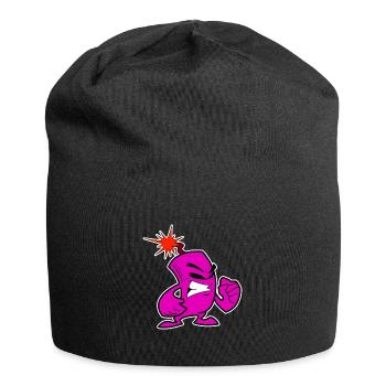 Cooler Knaller Feuerwerk Böller Silvester - Jersey-Beanie - Schwarz - Vorne