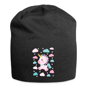 Licorne Licorne - Bonnet en jersey - noir - Devant