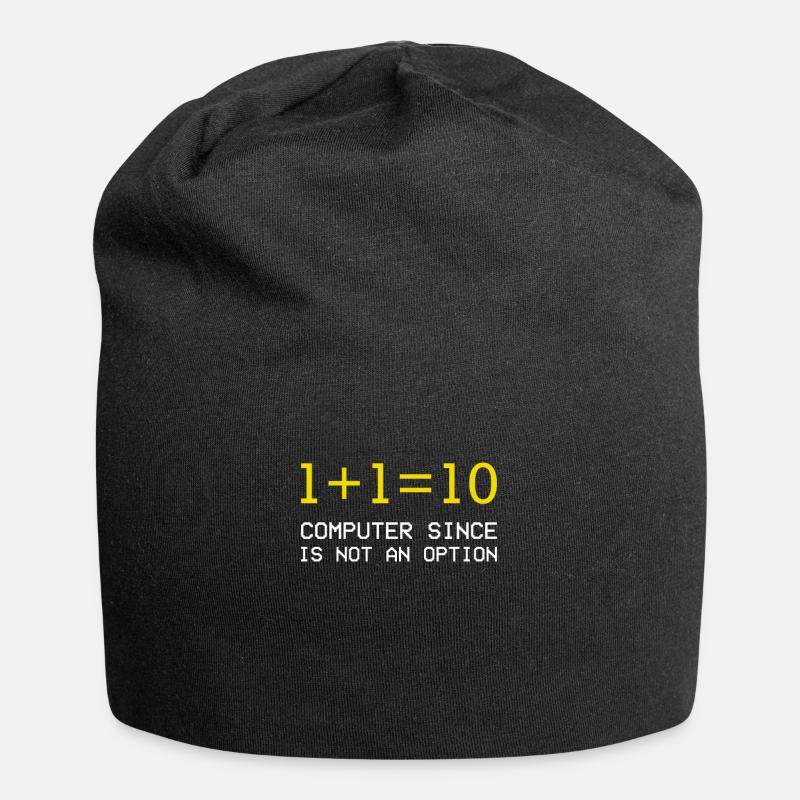 Programmation informatique - Bonnet en jersey - noir