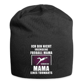Die Fußball Mama Torhüter Geschenkidee Torwart - Jersey-Beanie - Schwarz - Vorne