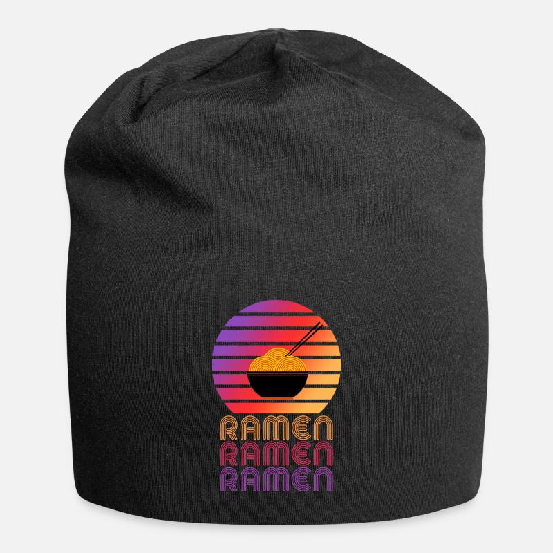 Ramen - Bonnet en jersey - noir