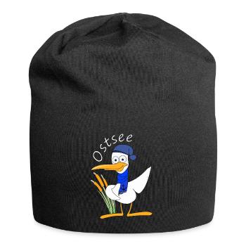 Ostsee - Jersey-Beanie - Schwarz - Vorne