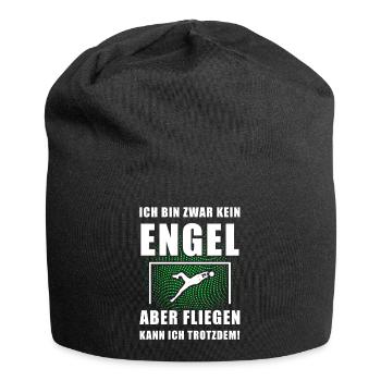 Torhüter fliegen - Jersey-Beanie - Schwarz - Vorne