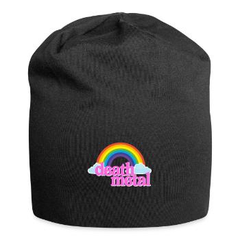Death Metal Pink Rainbow Clouds Funny Parody - Bonnet en jersey - noir - Devant