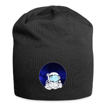 Cadeau enfant astronaute dans l'espace - Bonnet en jersey - noir - Devant