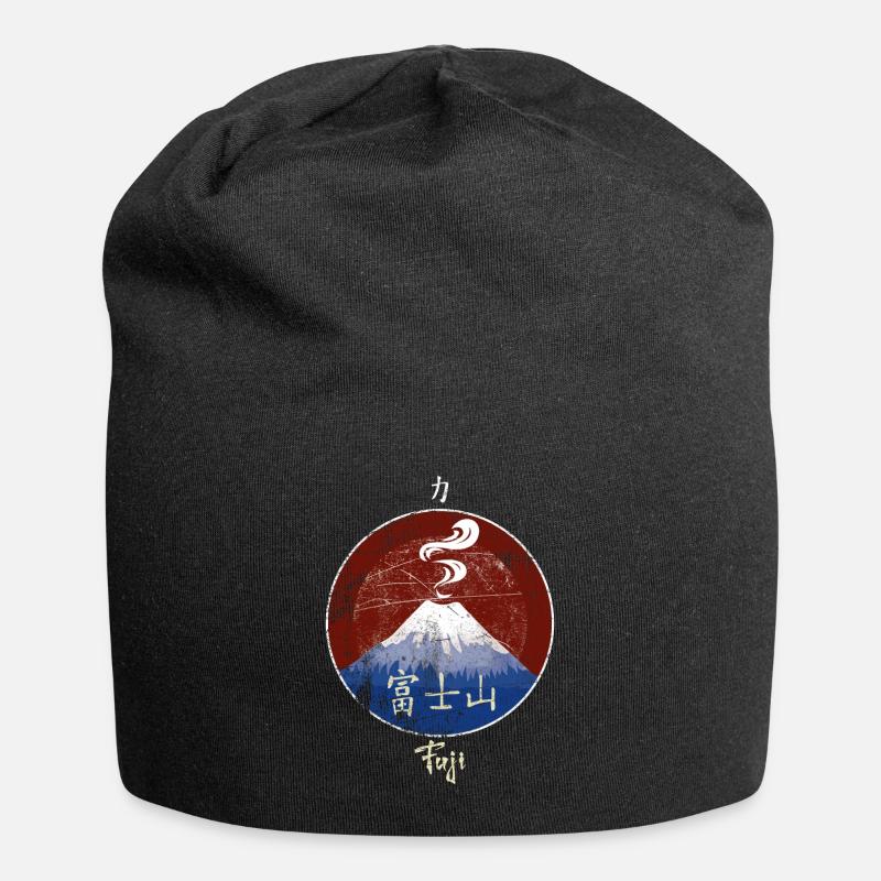 Mont Fuji - Bonnet en jersey - noir