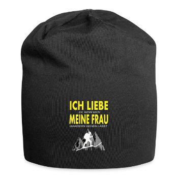 Ich Liebe meine Frau - Jersey-Beanie - Schwarz - Vorne