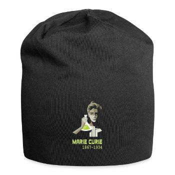 Marie Curie - Jersey Beanie - black - Front