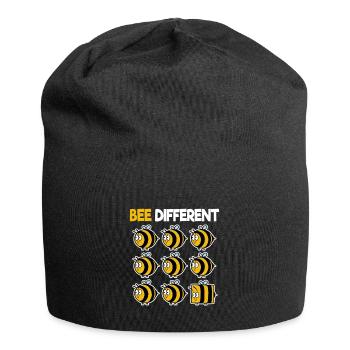 Bee Different abeille miel individuel - Bonnet en jersey - noir - Devant