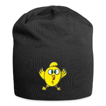 Birdie bird chick - Jersey Beanie - black - Front