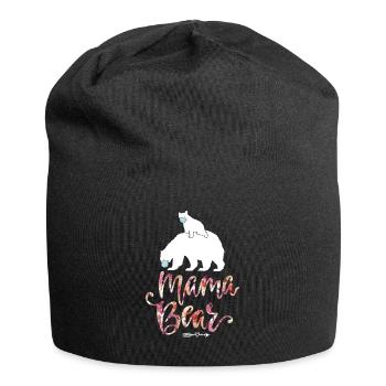 Mama Bear - Jersey Beanie - black - Front