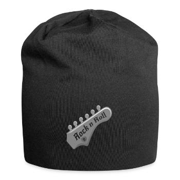 Rock n roll, rock n roll - Bonnet en jersey - noir - Devant