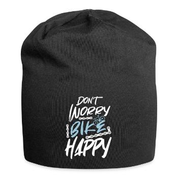 Vélo partenaire vélo e vélo cadeau vélo - Bonnet en jersey - noir - Devant