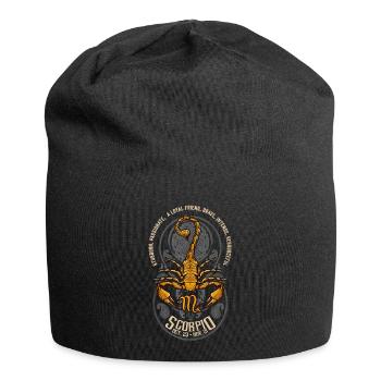 Art Scorpion unique - Bonnet en jersey - noir - Devant