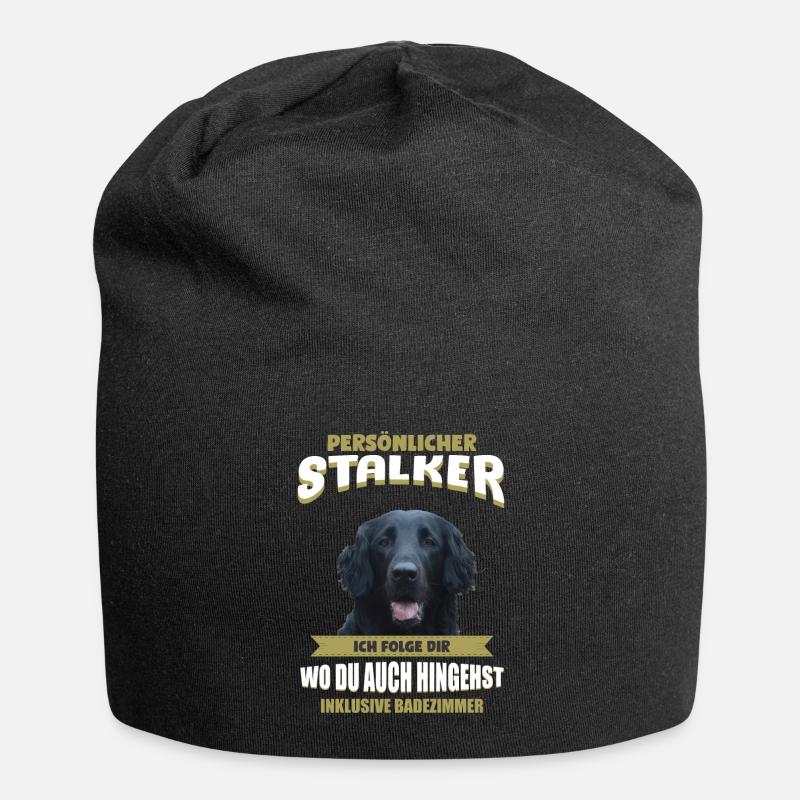 Flat Coated Retriever Shirt - Flat Coated - Jersey-Beanie - Schwarz