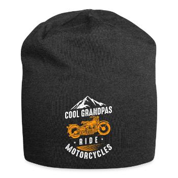 Cool Grandpas Ride Motorcycles - Jersey Beanie - charcoal grey - Front