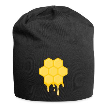 Peignes de miel - Bonnet en jersey - noir - Devant