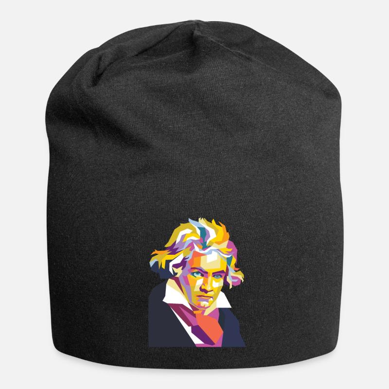 Beethoven gift - Jersey Beanie - black