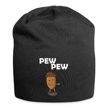 Pew Pew - Jersey-Beanie - Schwarz - Vorne