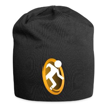 There Is A Portal In My - Jersey Beanie - black - Front