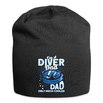 Scuba diving diver diving gift - Jersey Beanie - black - Front