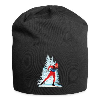 Ski de fond - Bonnet en jersey - noir - Devant
