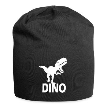 Dinosaure Dino - Bonnet en jersey - noir - Devant