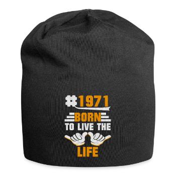 1971 Né Pour vivre - Bonnet en jersey - noir - Devant
