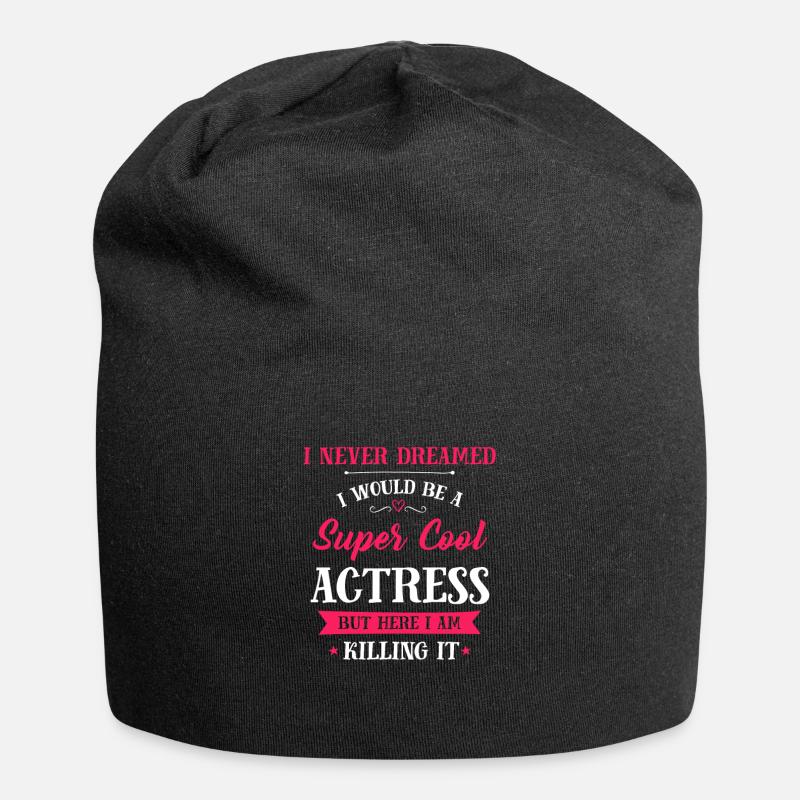 Actress - Super Cool Actress - Jersey Beanie - black