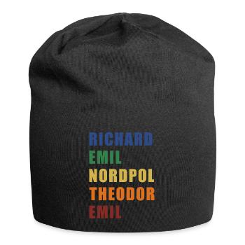 Rente Nato Alphabet Pilot Geschenk Bundeswehr - Jersey-Beanie - Schwarz - Vorne