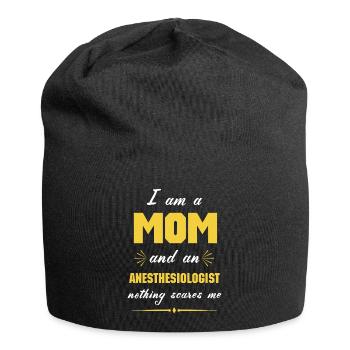 Anesthésiste Maman, Anesthésiste Maman - Bonnet en jersey - noir - Devant