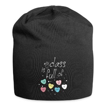 École primaire - Bonnet en jersey - noir - Devant