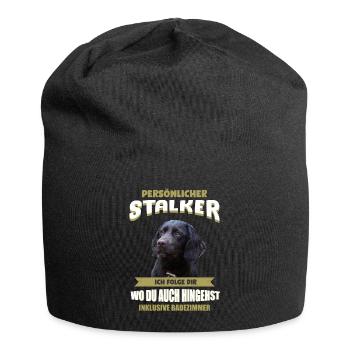 Deutscher Wachtelhund Hund - Wachtelhund - Jersey-Beanie - Schwarz - Vorne
