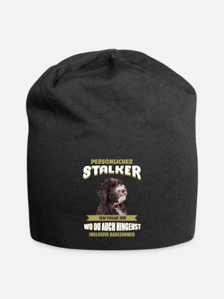 Lagotto Romagnolo Hund - Lagotto Romagnolo - Jersey-Beanie - Schwarz