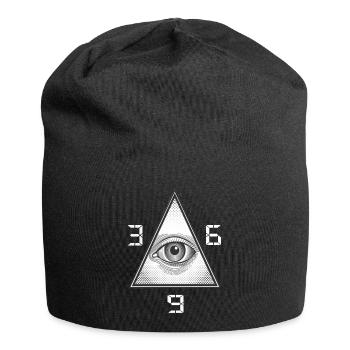 Pyramide All Seeing Eye 369 - Jersey-Beanie - Schwarz - Vorne