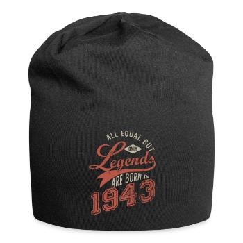 LEGENDEN WERDEN GEBOREN IM JAHR 1943 Jubiläum 79 Jahre - Jersey-Beanie - Schwarz - Vorne