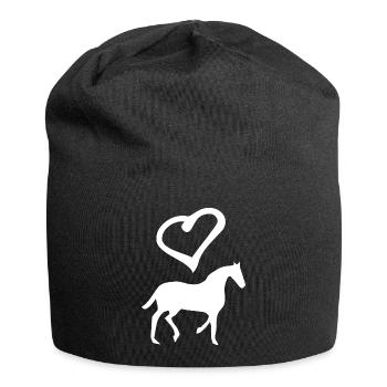 Cheval - Bonnet en jersey - noir - Devant