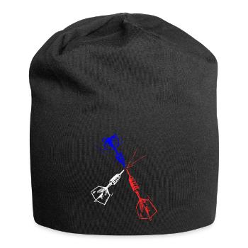 Fléchettes couleur nationale de votre joueur préféré - Bonnet en jersey - noir - Devant