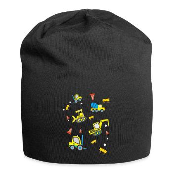Construction sites Vehicles - Jersey Beanie - black - Front