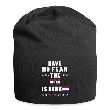 HABEN SIE KEINE ANGST, DASS DIE HOLLÄNDER HIER SIND - Jersey-Beanie - Schwarz - Vorne