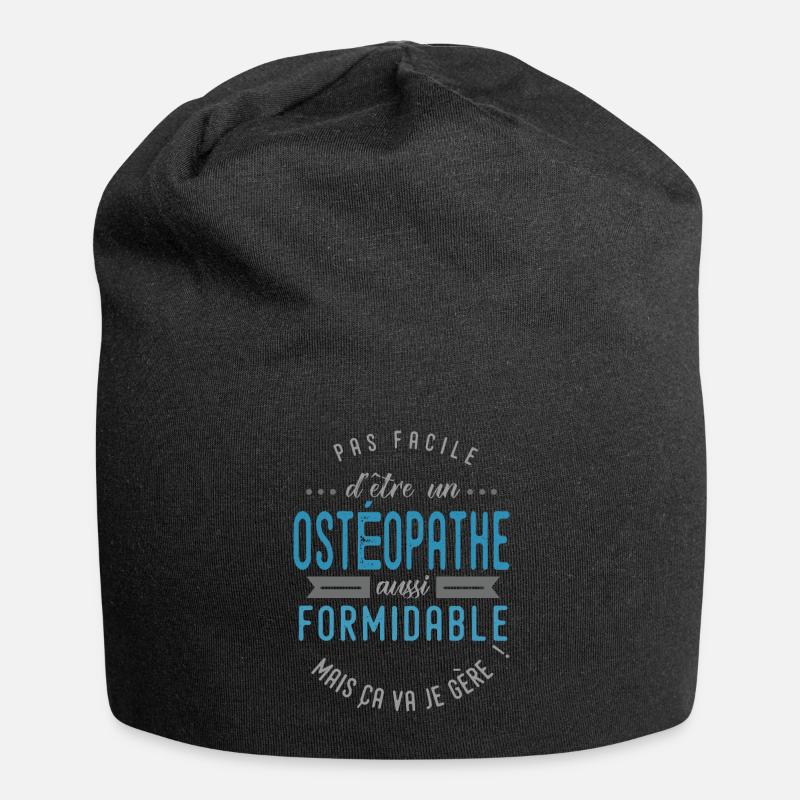 Ostéopathe formidable cadeau humour ostéo - Bonnet en jersey - noir