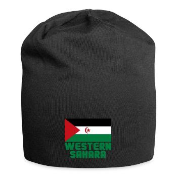 Sahara occidental - Bonnet en jersey - noir - Devant